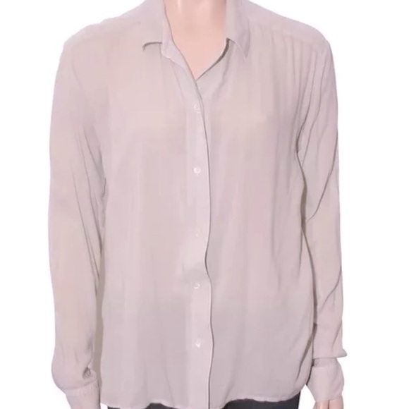 JAMES PERSE LILAC BUTTON DOWN SHIRT - Picture 3 of 7